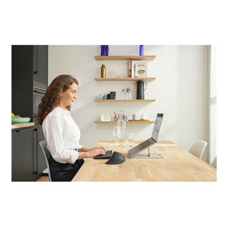 Multi-Device Dual Wireless Compact Keyboard - Black (UK)