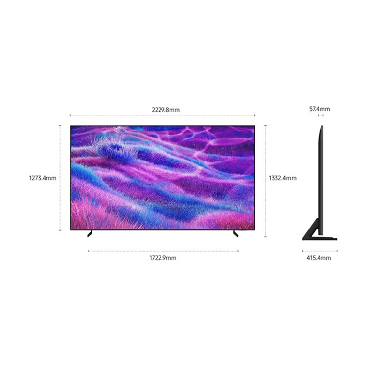 Neo QLED 4K 100i / 4K UHD / Mini LED / Smart TV / Wi-Fi / DVB-C S2 T2 /Carbon Silver