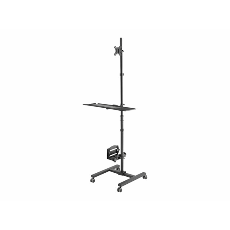 NewStar Mobile Workplace Floor Stand monitor keyboard/mouse & PC NewStar Mobile Workplace Floor Stand monitor keyboard/mouse & PC