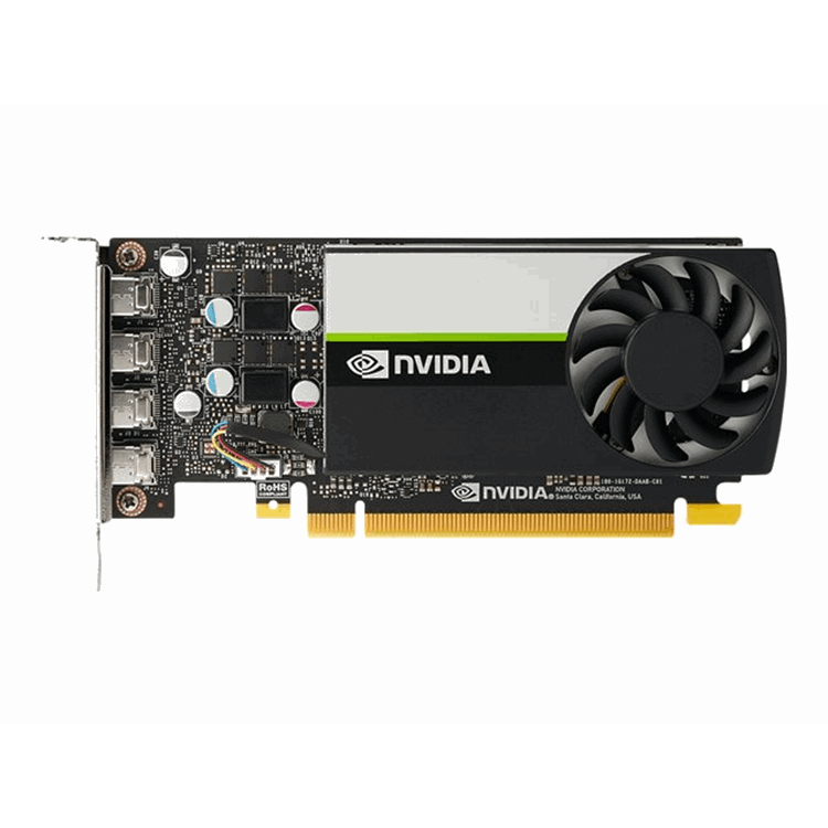 NVIDIA T1000 4GB 4mDP GFXw/2 mDPtoDPAdpt