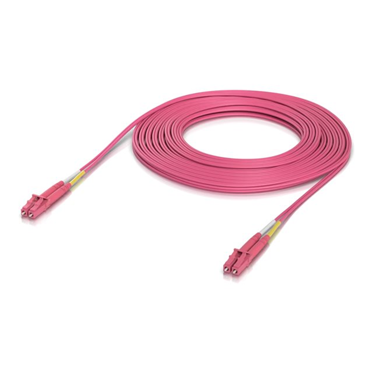 OM4 Duplex LC UPC Fiber Patch Cable 10m