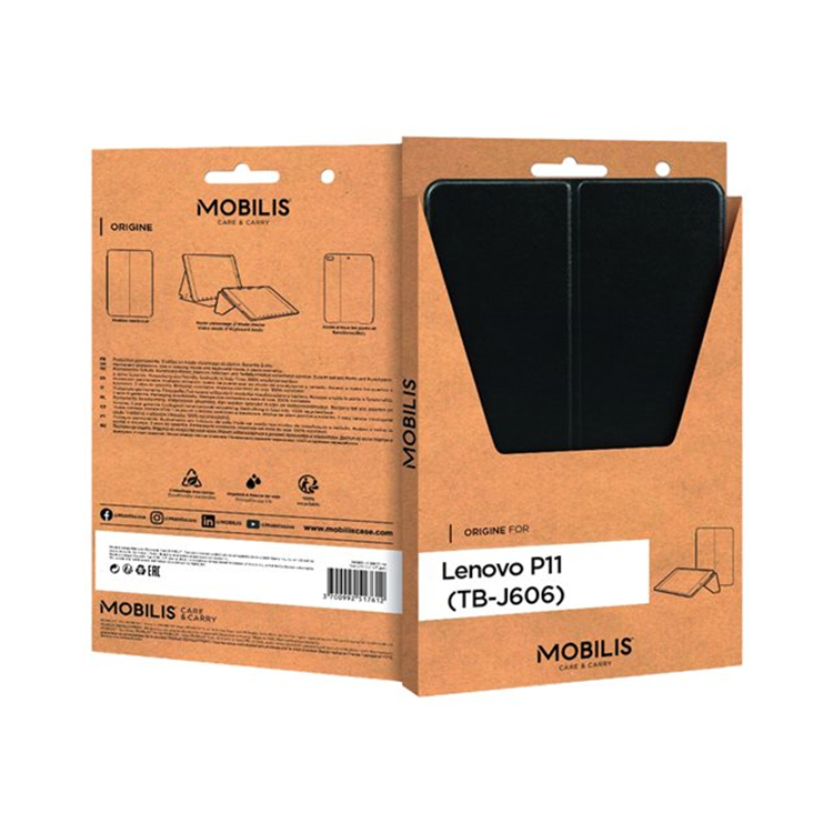 Origine Case for Lenovo Tab P11 (TB-J606) / P11 5G (TB-J607) / P11 plus (TB-J616) - Black Origine Case for Lenovo Tab P11 (TB-J606) / P11 5G (TB-J607) / P11 plus (TB-J616) - Black