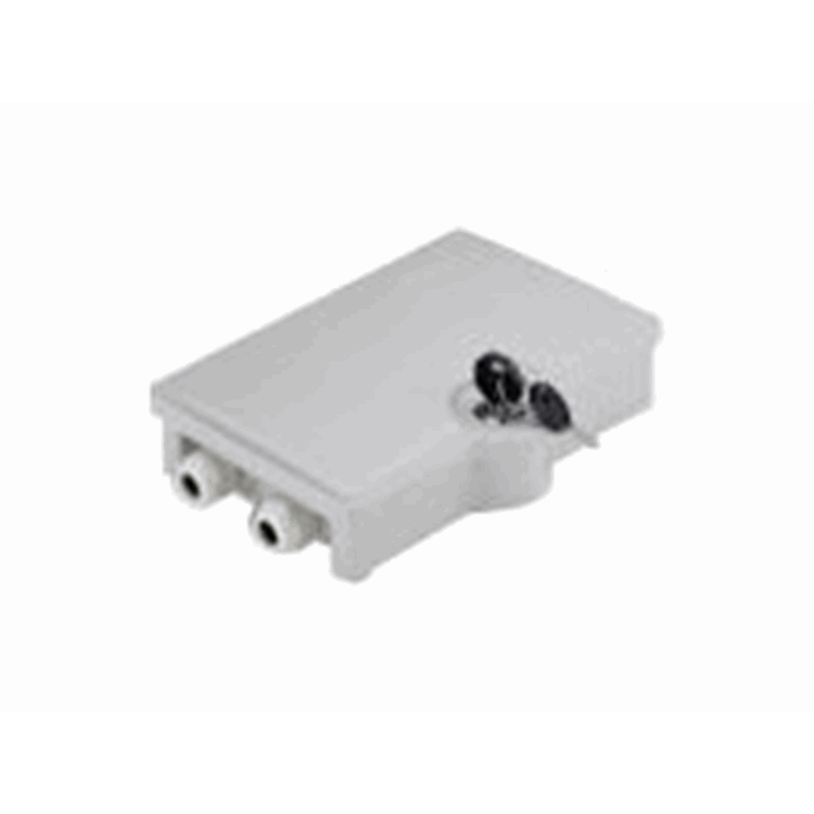 Outdoor FTTH Box, IP65 for 2x SC/SX adap