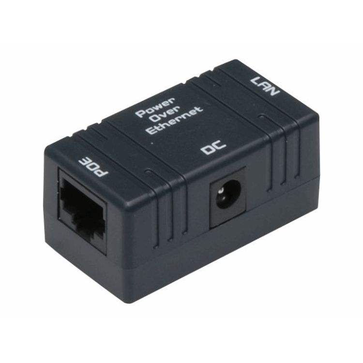 Passive PoE wall mount box 1x RJ45, 1x D