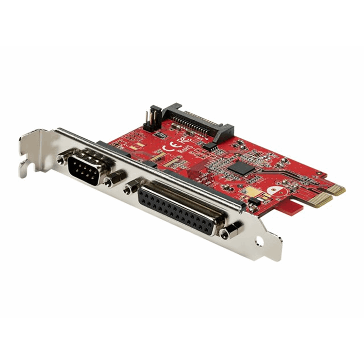 PCIe Card with Serial and Parallel Port