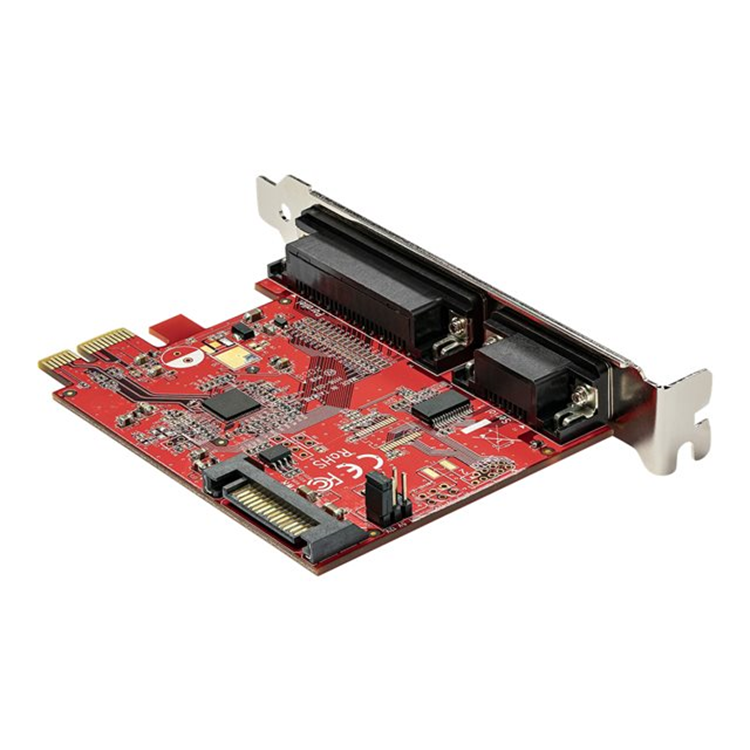 PCIe Card with Serial and Parallel Port