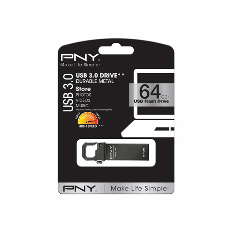PNY HOOK 3.0 METAL 64GB USB3.0