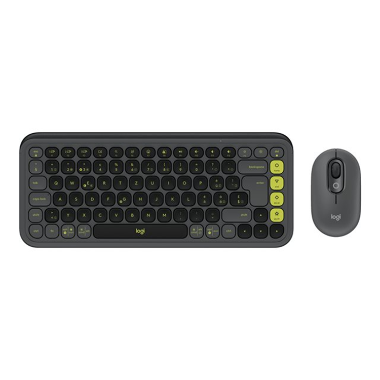 POP ICON COMBO MOUSE AND KB GRAPHITE-CH-