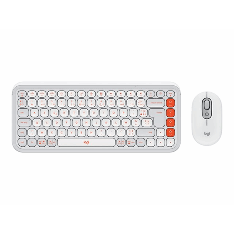 POP ICON COMBO MOUSE AND KB OFF WHITE-FR