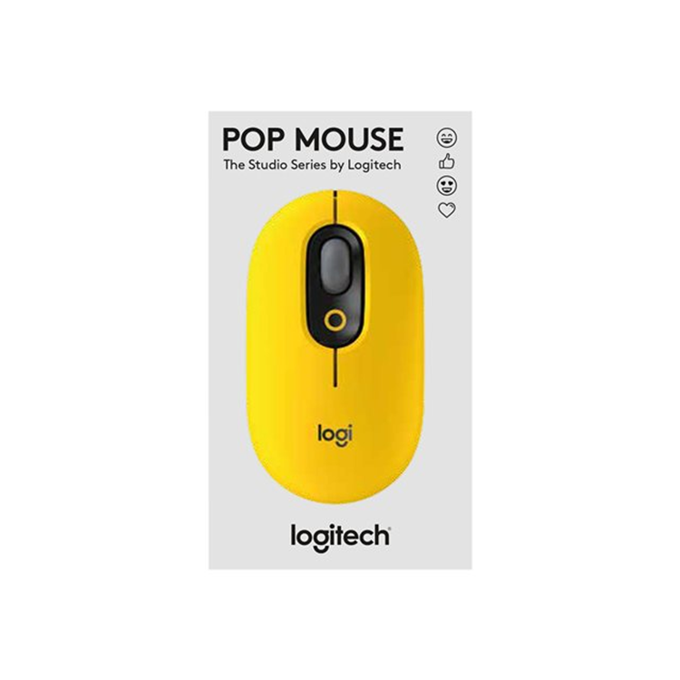 POP Mouse with emoji - BLAST_YELLOW - EMEA
