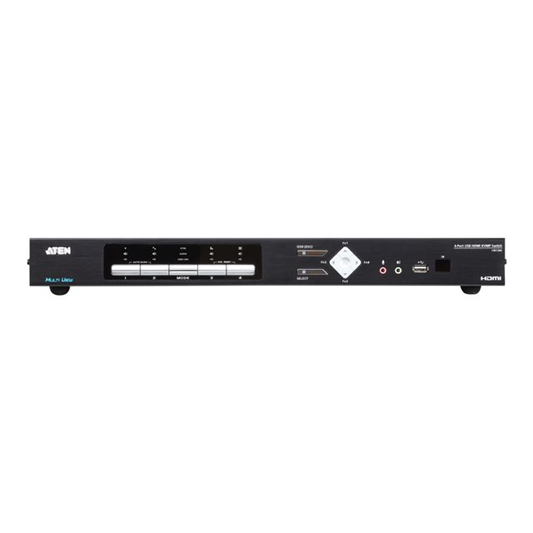 [PREMIUM] 4-Port USB HDMI Multi-View KVMP Switch
