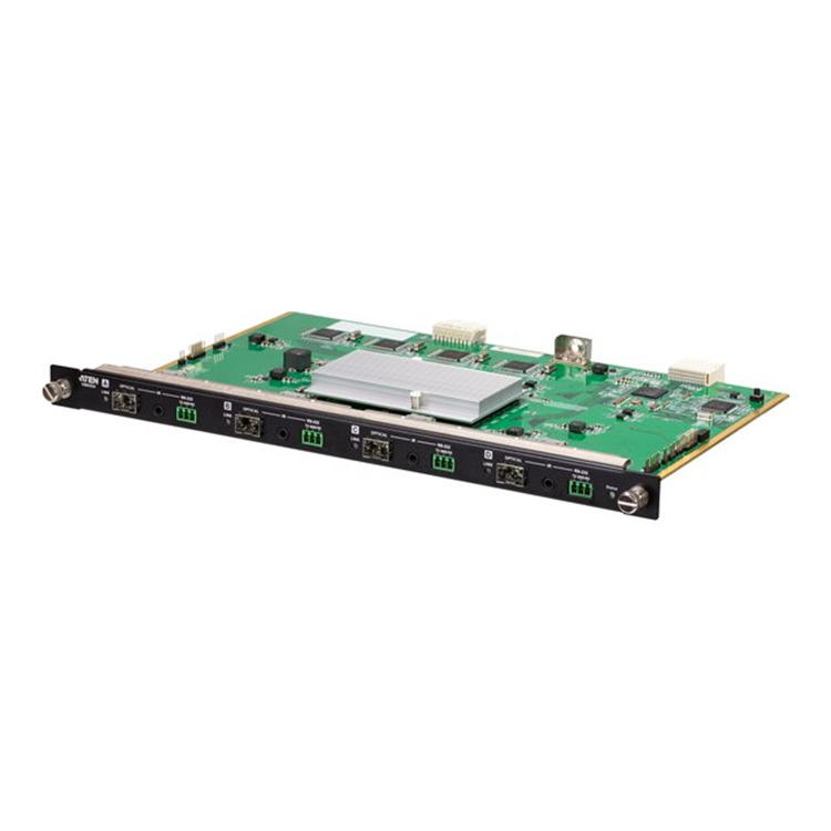 [PREMIUM] Aten 4-Port 4K 10G Optical Output Board(4096 x 2160 up to 300m  MM) with scaler and IR / R