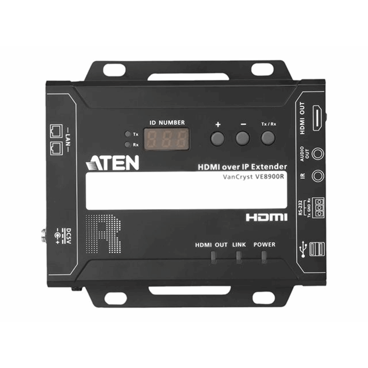 [PREMIUM] Aten HDMI over IP Receiver with USB Peripheral support and IR / RS-232 / Ethernet (WebGUI)