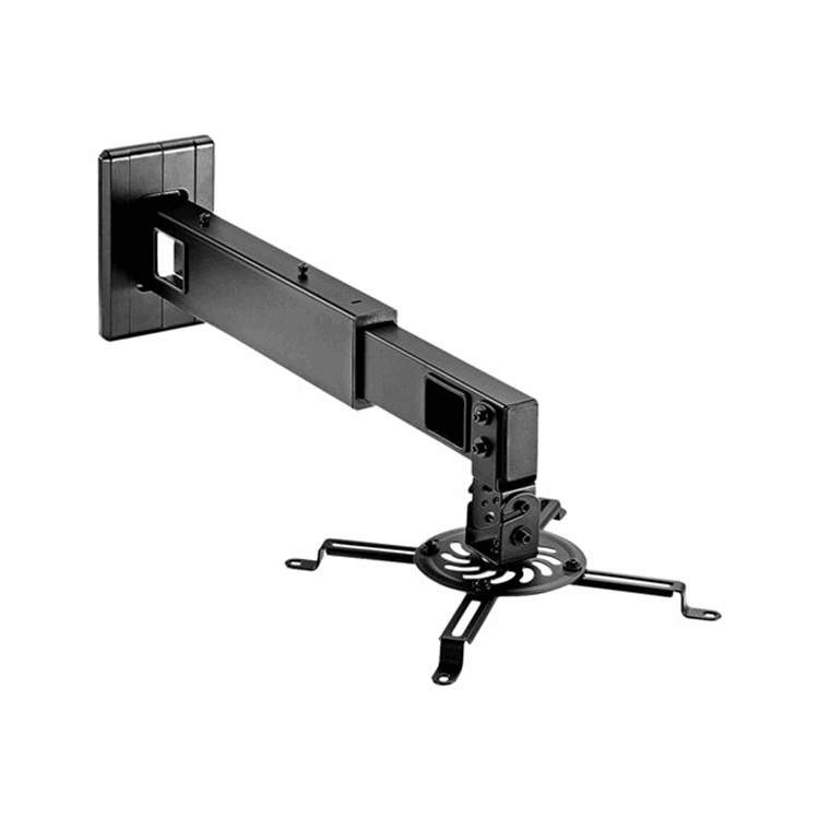 Projectorbeugel / Full Motion / 15 kg /Draaibaar / Kantelbaar / Staal / Zwart