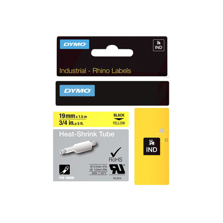 RHINO TAPE KRIMPKOUS 19MM GEEL RHINO TAPE KRIMPKOUS 19MM GEEL