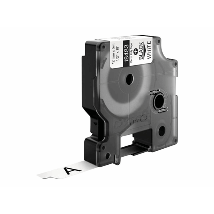 RHINO TAPE PERM. POLYESTER 12MM WIT