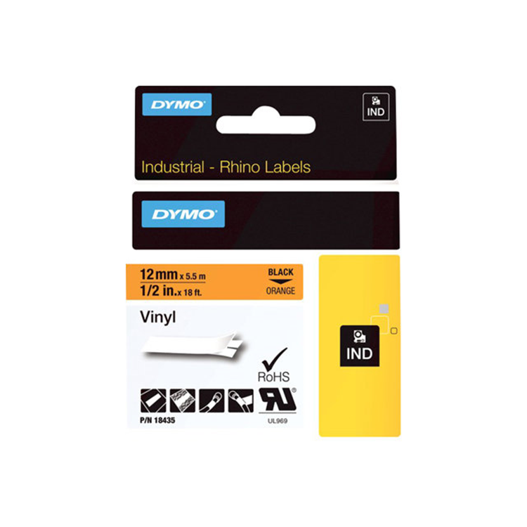 RHINO TAPE VINYL 12MM ORANJE