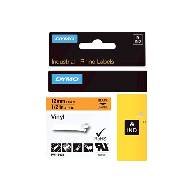 RHINO TAPE VINYL 12MM ORANJE