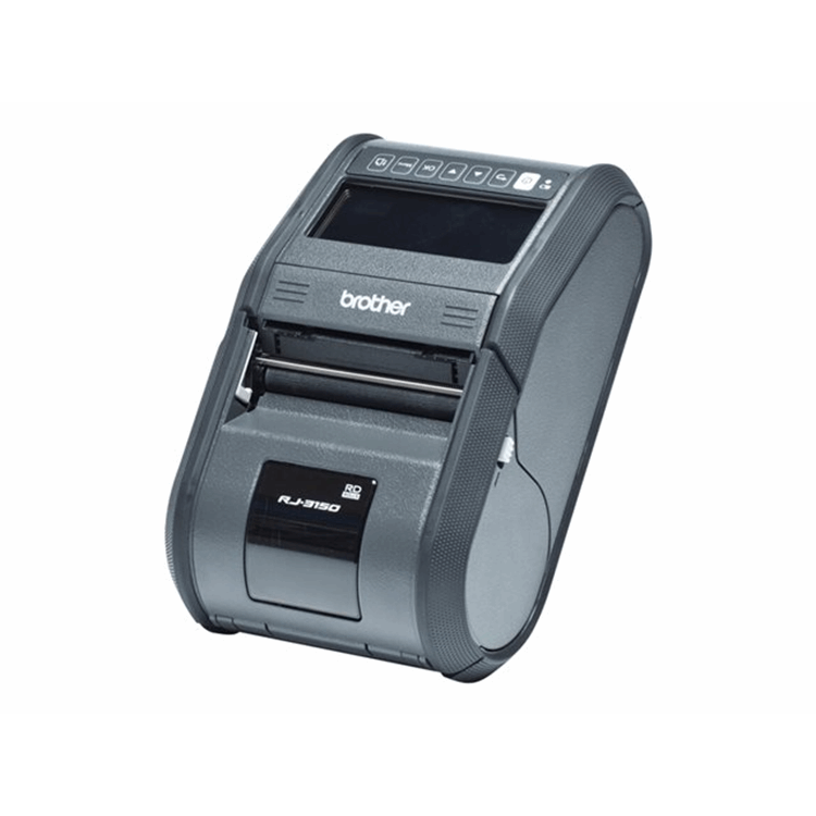 RJ-3150 Mobile RJ printer 203x200dpi/USB/WiFi/Bluetooth - printspeed 127mm/sec/LCD colour screen/25-