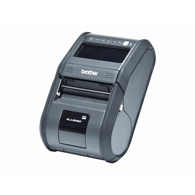 RJ-3150 Mobile RJ printer 203x200dpi/USB/WiFi/Bluetooth - printspeed 127mm/sec/LCD colour screen/25-