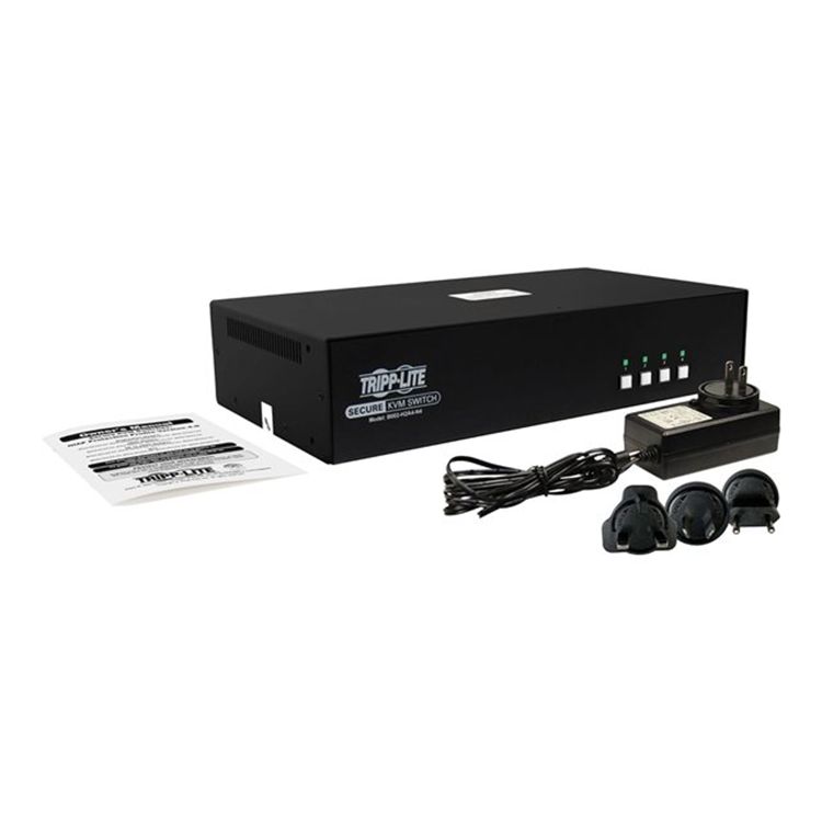 Secure KVM Switch 4-Port HDMI to DisplayPort 4K NIAP PP3.0 Certified Audio CAC Single Monitor TAA Secure KVM Switch 4-Port HDMI to DisplayPort 4K NIAP PP3.0 Certified Audio CAC Single Monitor TAA