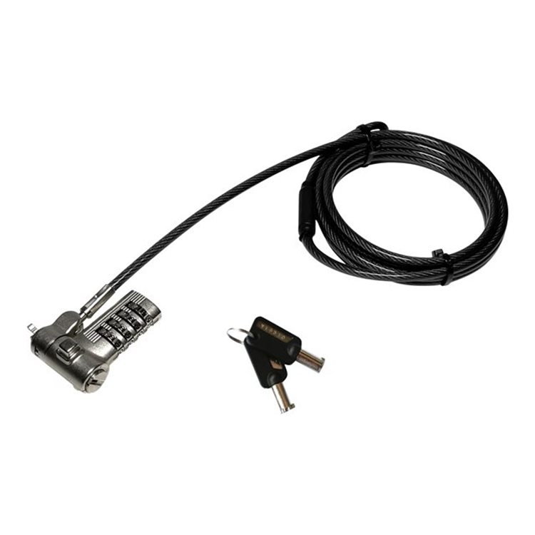 SECURITY CABLE UNIVERSAL SWITCHABLE LOCK