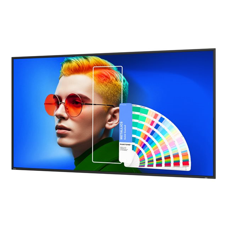 Size: 55i Pantone x Skintone validated signage Backlight: LED UHD 3840x2160
