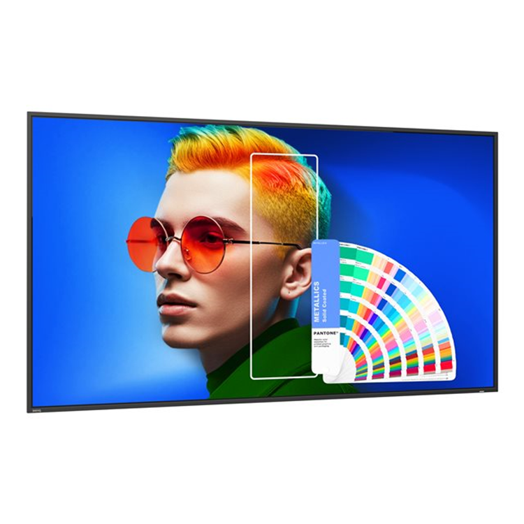 Size: 55i Pantone x Skintone validated signage Backlight: LED UHD 3840x2160