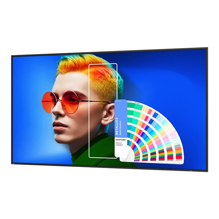 Size: 65i Pantone x Skintone validated signage Backlight: LED UHD3840x2160 Active area: 1428.5 x 803