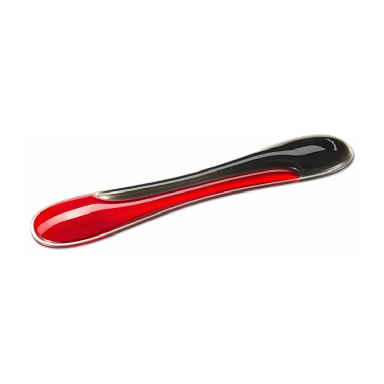 Slim Duo Gel Keyboard Wrist Rest - Red