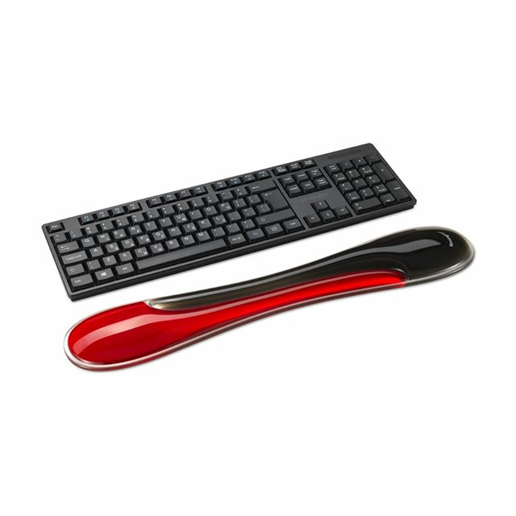 Slim Duo Gel Keyboard Wrist Rest - Red