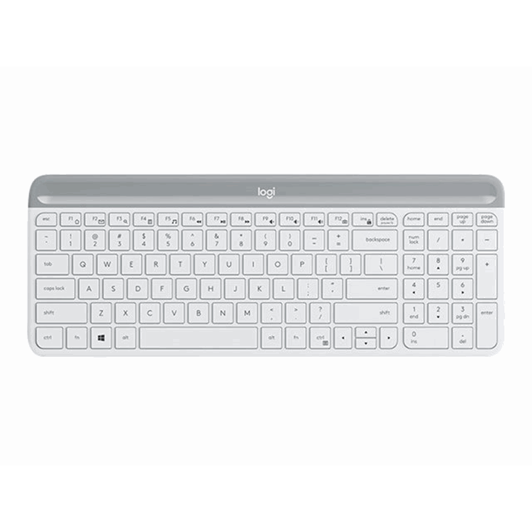 Slim Wireless Keyboard and Mouse Combo MK470 - OFFWHITE - US INTL - INTNL
