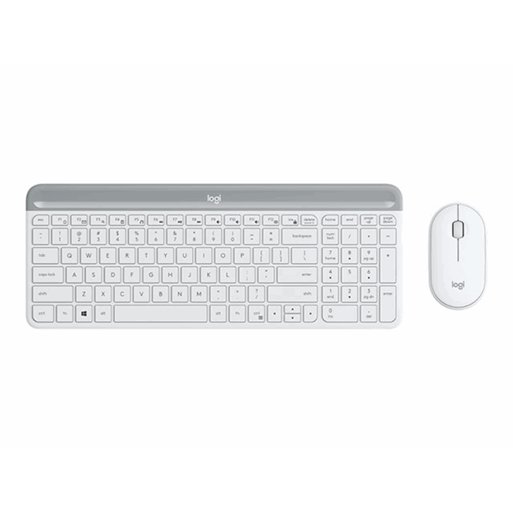 Slim Wireless Keyboard and Mouse Combo MK470 - OFFWHITE - US INTL - INTNL