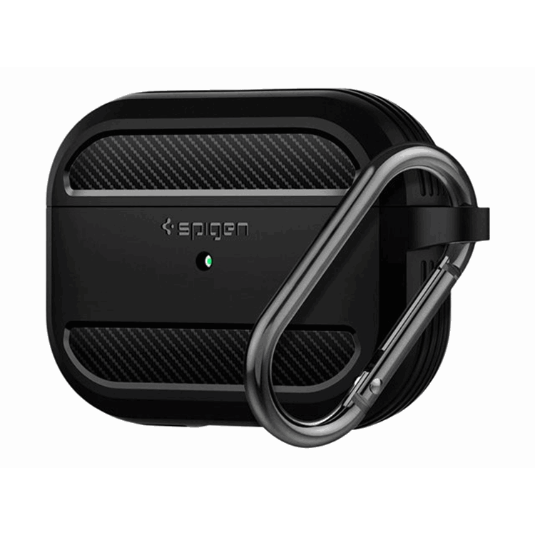 Spigen AirPods Pro Rugged Armor Matte Bl