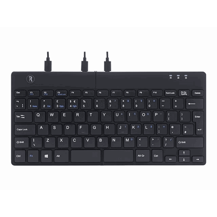 Split Break Keyboard UK black