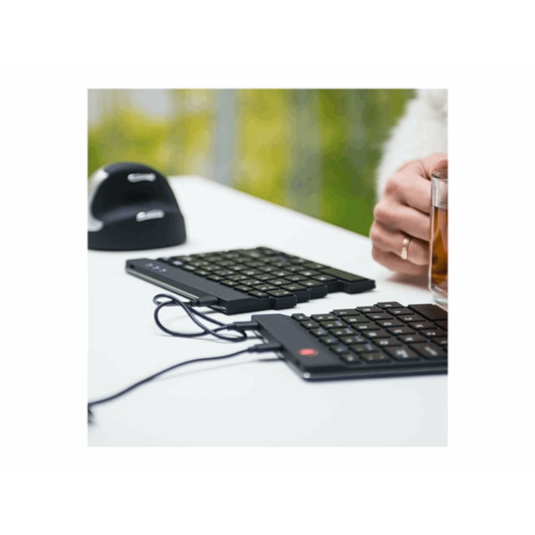 Split Break Keyboard UK black