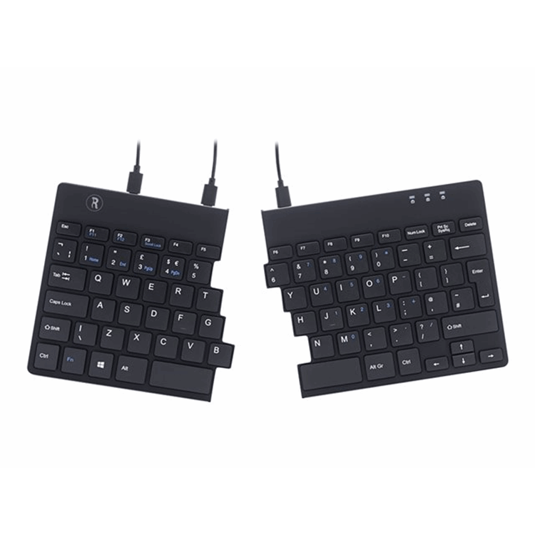 Split Break Keyboard UK black