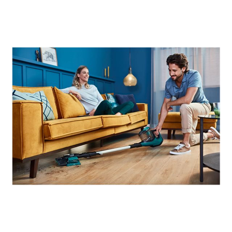 Stick vacuum cleaner Top Motor Stick Lithium 21.6V Deep Opal Metallic PowerCyclone 7 Aqua nozzle + t