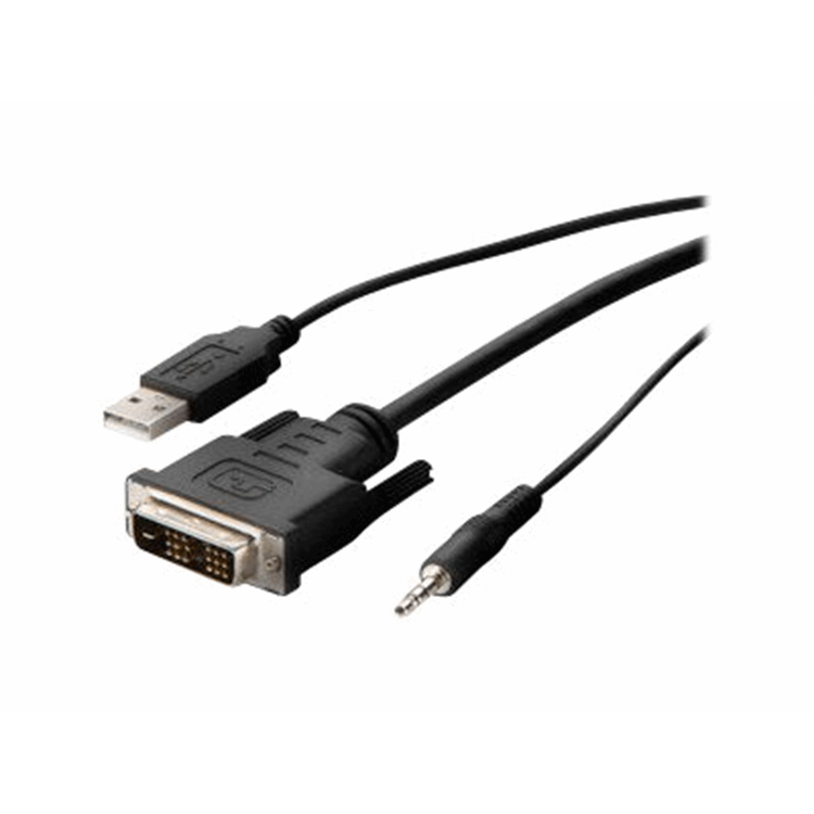 TAA DVI-D to HDMI High Retention KVM Com