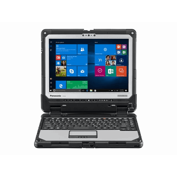 Toughbook CF-33 MK2 2-1 Detachable Digitiser - Qwerty US key. - WWAN 4G & GPS included - 512GB SSD -