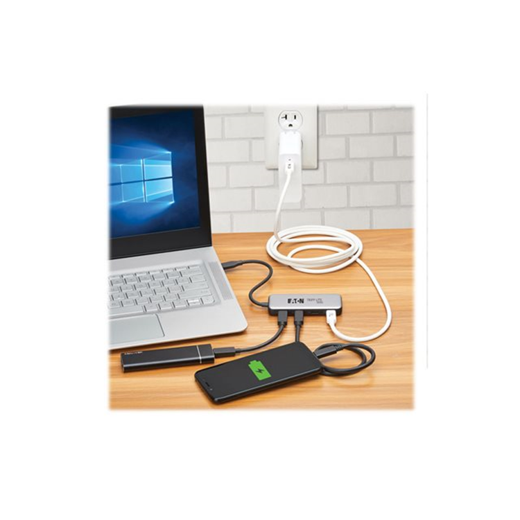 TrippLite Hub USB-C 4p 10Gbps 100W PD