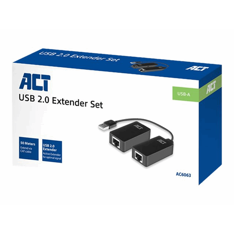 USB 2.0 EXTENDER SET 50M CATX. 1 stk