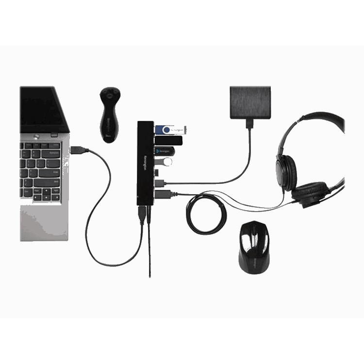 USB 3.0 7-Port Hub+Charging