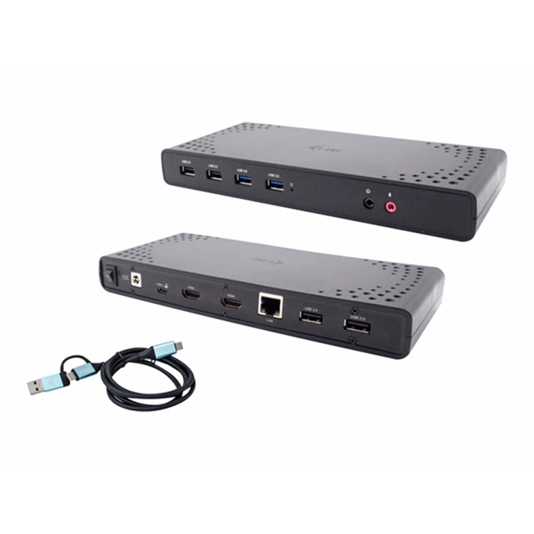 USB 3.0/USB-C/TB 2x HDMI Docking Station