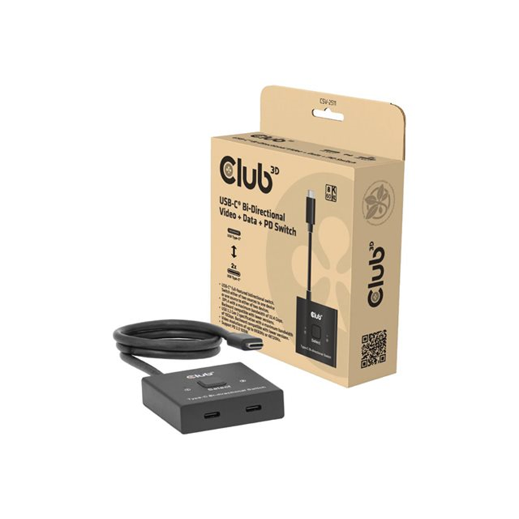 USB-C Bi-Directional Video + Data + PD Switch USB-C Bi-Directional Video + Data + PD Switch