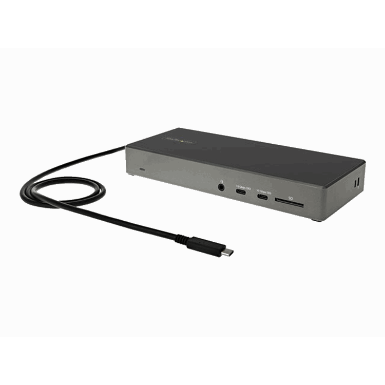 USB C Dock Triple 4K - 100W PD 6x USB