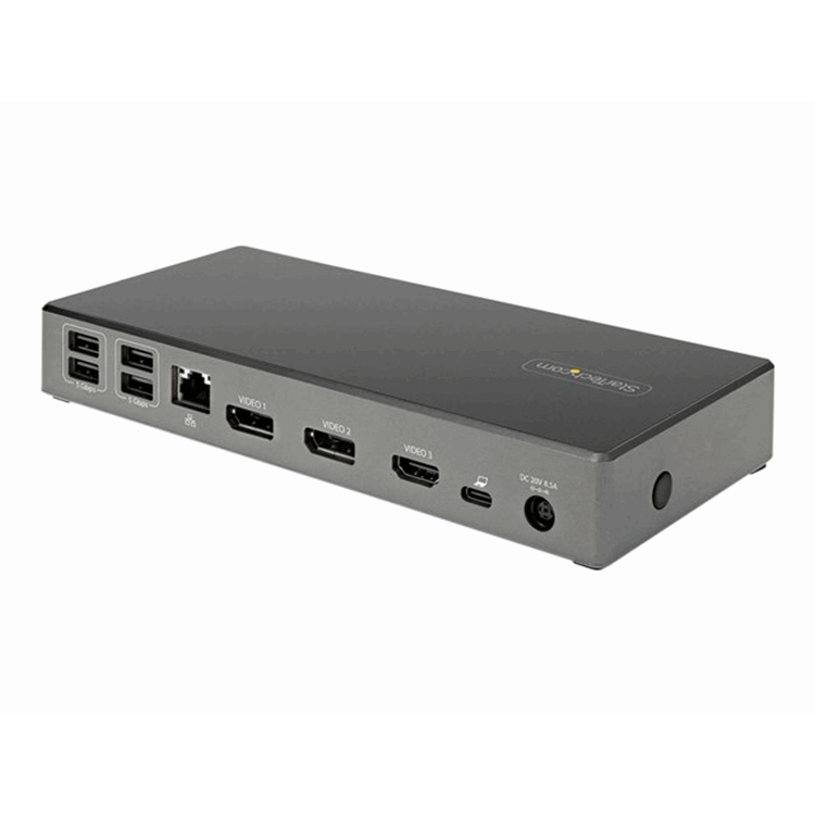 USB C Dock Triple 4K - 100W PD 6x USB