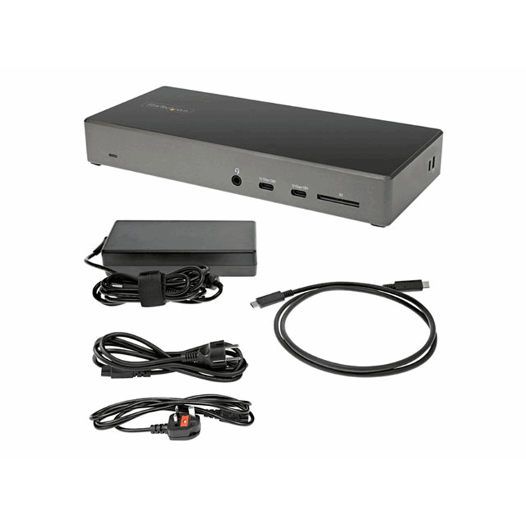 USB C Dock Triple 4K - 100W PD 6x USB