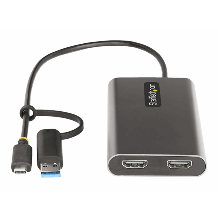 USB-C to Dual-HDMI Adapter 4K 60Hz PD
