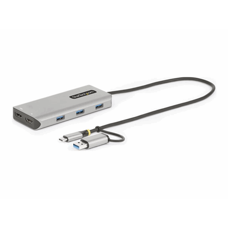 USB-C/USB-A Multiport Adapter Dual HDMI